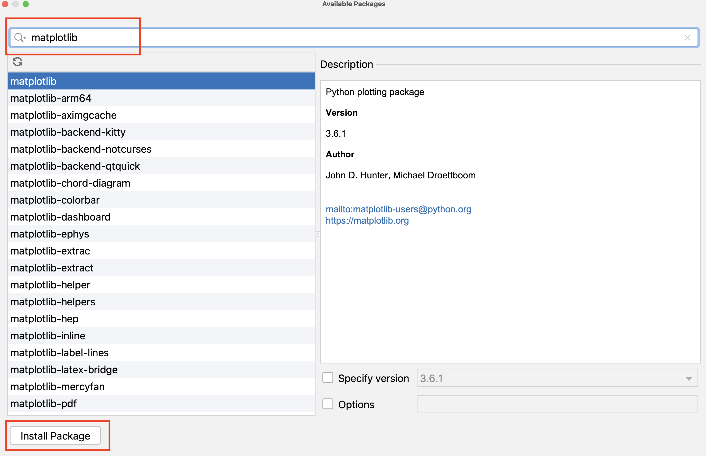 PyCharm interpreter preferences